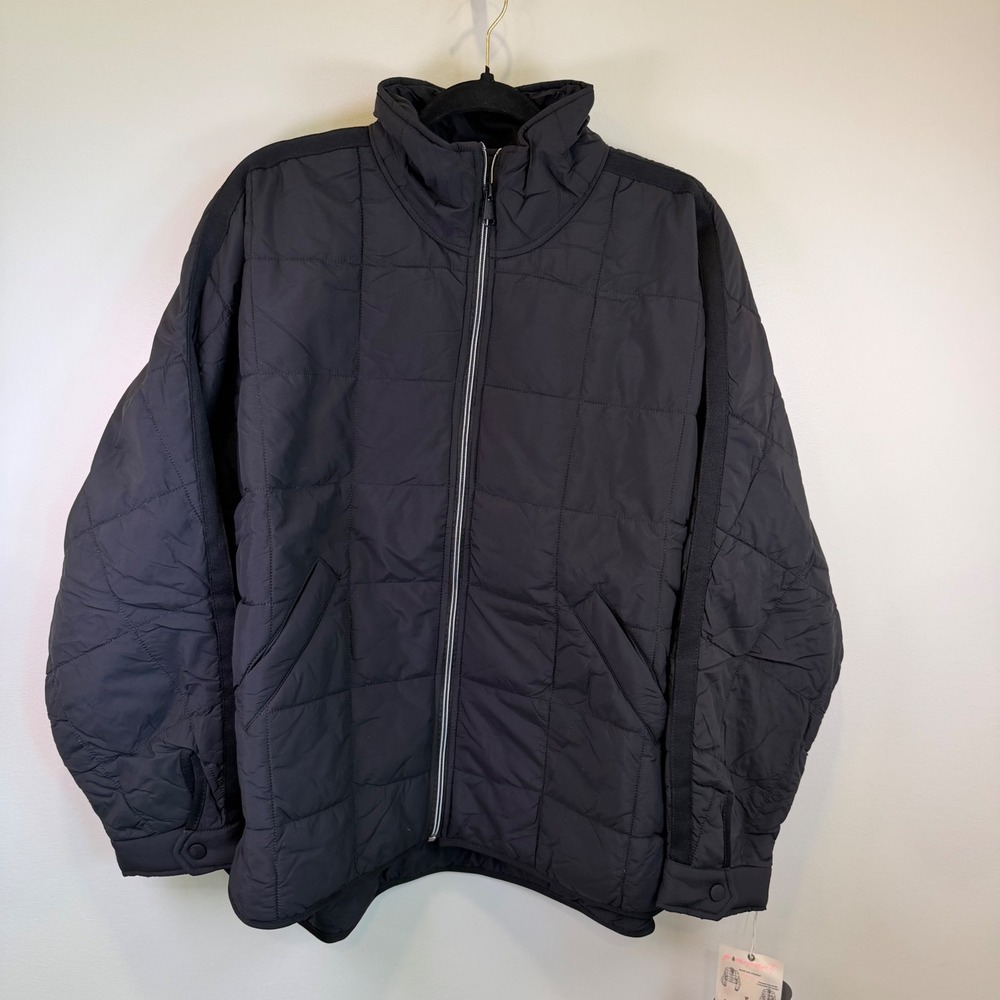 Free People Movement x HATCH Pippa Packable Puffer Jacket Black M Thermaloft NWT
